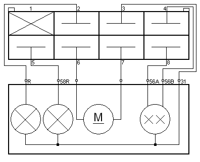 Schema Koplamp MVWautotechniek Nl